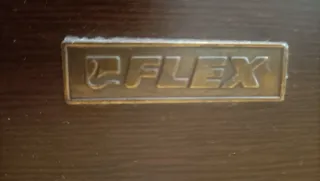 Canapé abatible Flex marrón 1.35x1.90