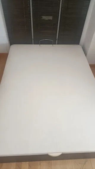 Canapé abatible Flex marrón 1.35x1.90