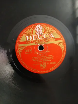 Lote 10 Discos de Pizarra Argentina Para Gramofono