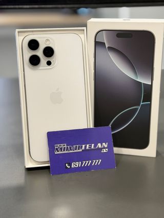 iPhone 16 Pro Max 256GB (100% batería)