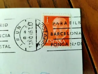 Postal Fuenterrabía Nayla