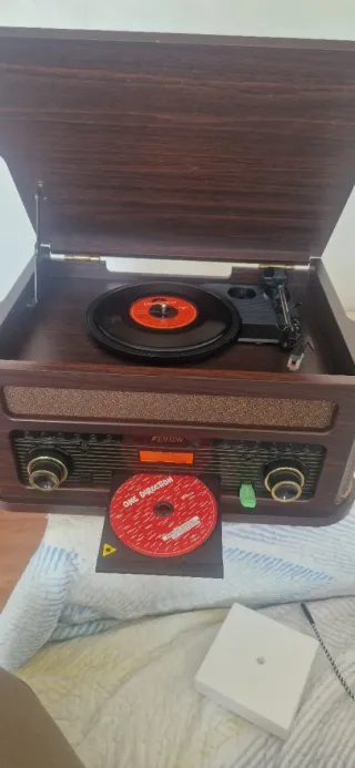 Tocadiscos Fenton Memphis Vintage CD BT