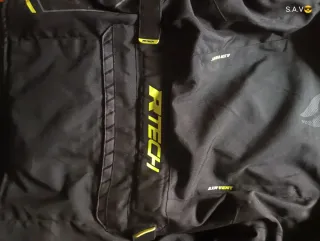 Chaqueta Moto Hombre Negra y Amarilla