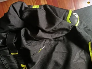 Chaqueta Moto Hombre Negra y Amarilla
