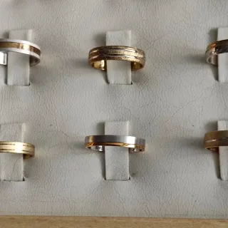 Alianzas de boda varios diseños metal
