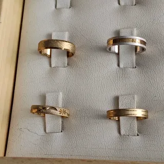 Alianzas de boda varios diseños metal
