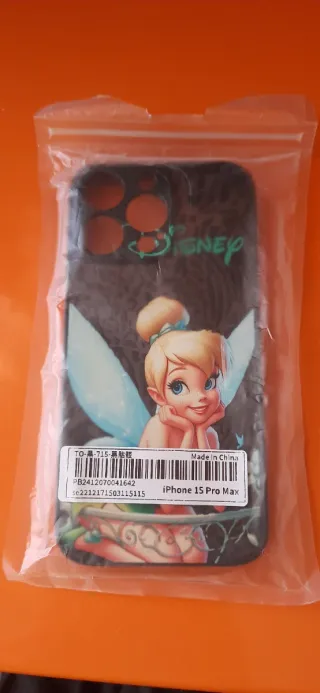 Funda iPhone 15 Pro Max Disney Minnie y Tinkerbell