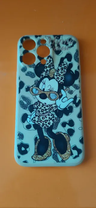 Funda iPhone 15 Pro Max Disney Minnie y Tinkerbell