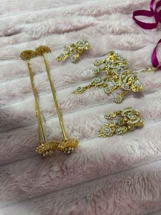 Aderezo Fallera Niña Oro y Perlas