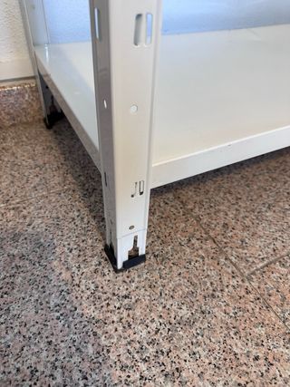 Estantería Metálica Blanca 5 Baldas