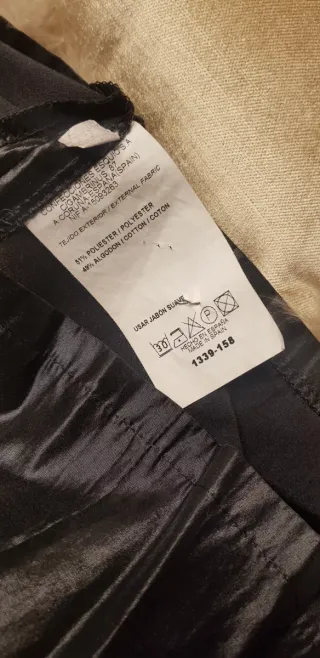 Top negro pedrería Alba  Conde T42