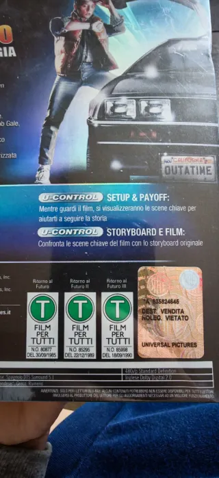 Cofanetto Blu-ray Ritorno al Futuro - La Trilogia