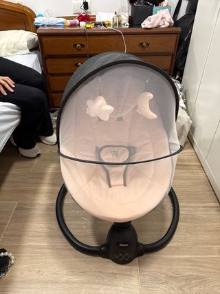 Mecedora infantil rosa 0-3 años