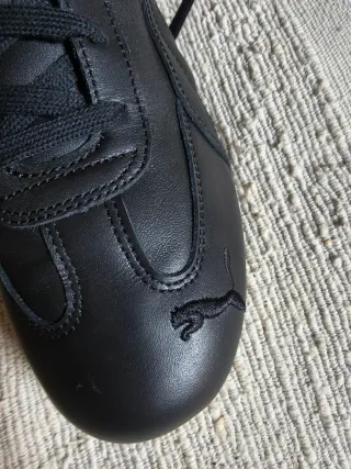 Scarpe Puma in pelle uomo nere
