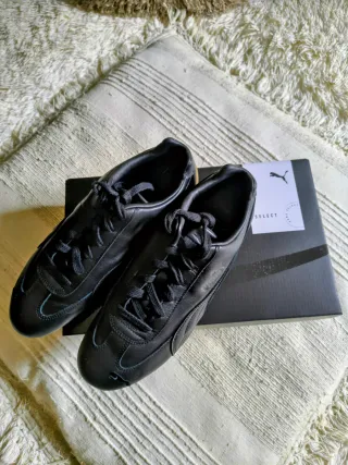 Scarpe Puma in pelle uomo nere