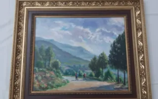 Cuadro pintado a mano: Subida Fuente Roja