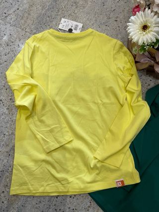 Maglietta bimbo Original Marines gialla e verde