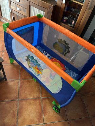 Parque cuna + colchón bebé