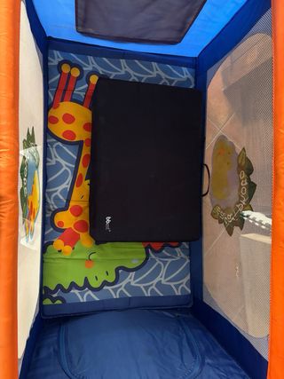 Parque cuna + colchón bebé