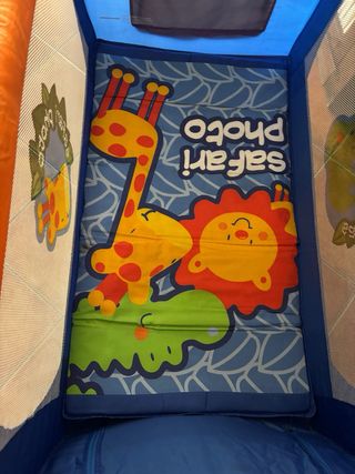 Parque cuna + colchón bebé