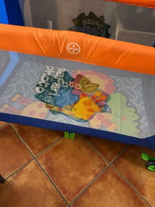 Parque cuna + colchón bebé