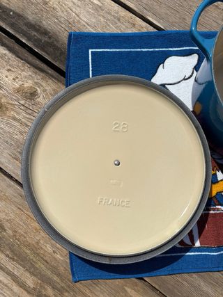 Olla Le Creuset 28cm como Nueva de hierro fundido
