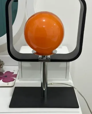 Lámpara Retro Space Age Naranja/Negra