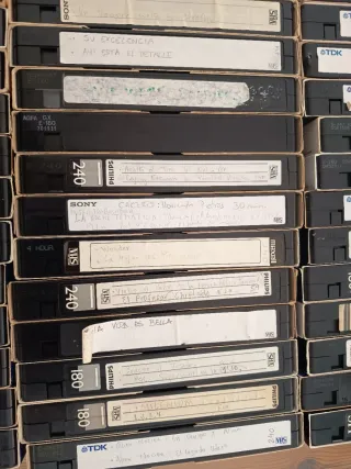 Megalote VHS antiguas, programas de TV