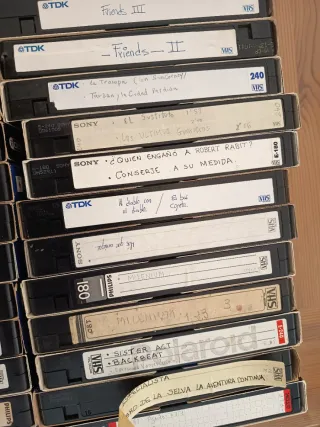 Megalote VHS antiguas, programas de TV