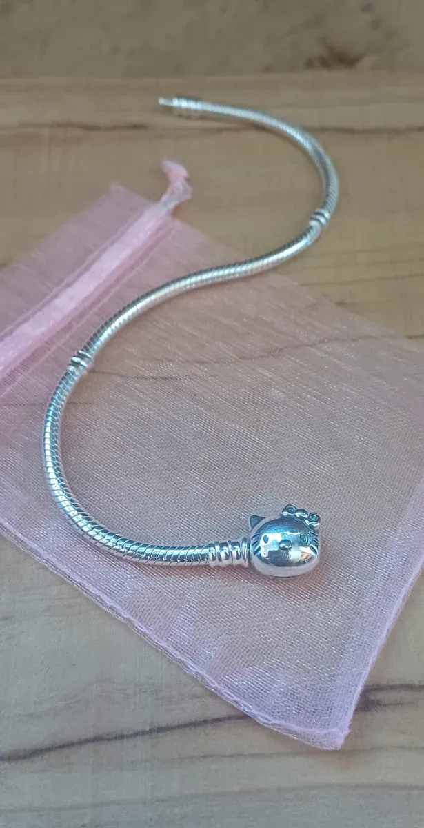 Pulsera para Charms | Cabeza Hello Kitty