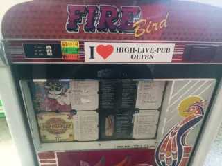 Máquina Tocadiscos Retro Fire Bird