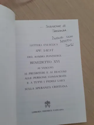 Lettera enciclica Spe Salvi del Sommo Pontefice...