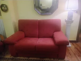 Sofá de 2 plazas en tela