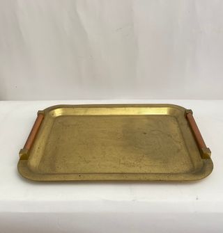 Vassoio in ottone con manici