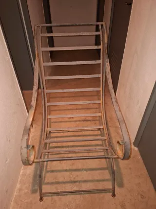 Silla de forja con brazos