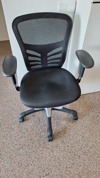 Silla de Oficina Ergonómica Negra