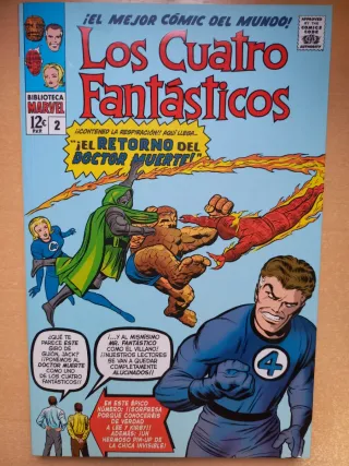 Lote Biblioteca marvel los 4 fantásticos