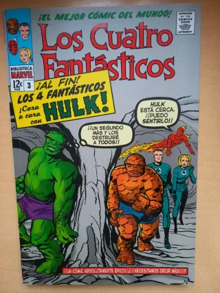 Lote Biblioteca marvel los 4 fantásticos
