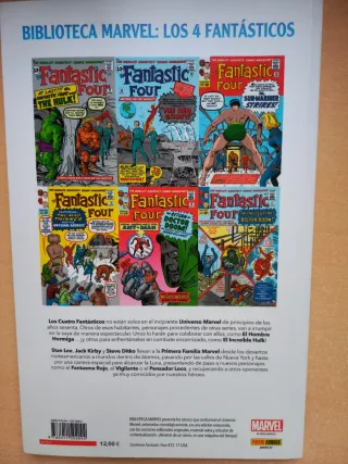 Lote Biblioteca marvel los 4 fantásticos