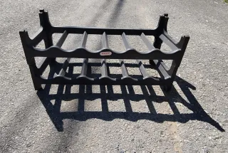 Botellero apilable plástico. 6 botellas balda.