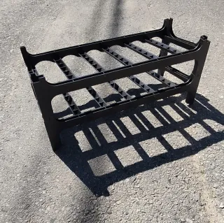 Botellero apilable plástico. 6 botellas balda.