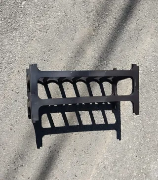 Botellero apilable plástico. 6 botellas balda.