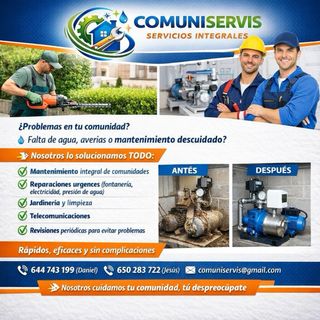 Mantenimiento integral de comunidades