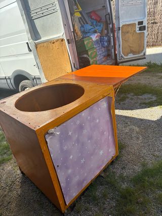 Cajon para maquina de algodon de azucar