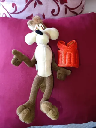 Peluche Wile E. Coyote Paracadutista