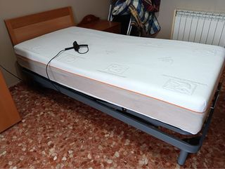 Cama Eléctrica Articulada con mando.