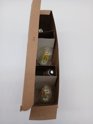 OSRAM High Efficiency LED Lamps with Energy Efficiency Class A, Pack of 4, Replaces 100W, Warm White (2700K), E27, Filament Glas