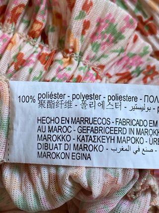 Pantalón Zara plisado floral 12 años