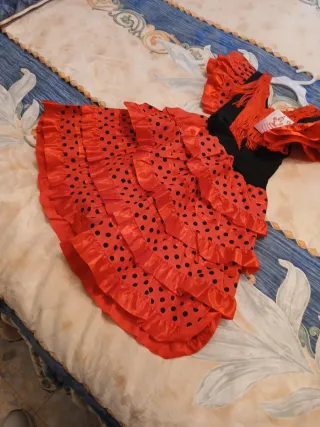 Traje Flamenca Niña 4 Años