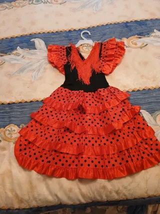 Traje Flamenca Niña 4 Años